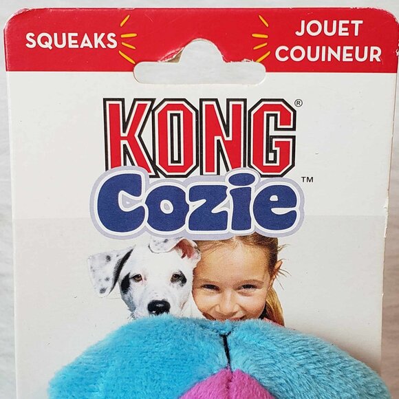 3 Dog Toys - KONG COZIE Plush Rabbit & Lion + ZIPPY PAWS Monkey & Banana Burrow - Picture 9 of 16